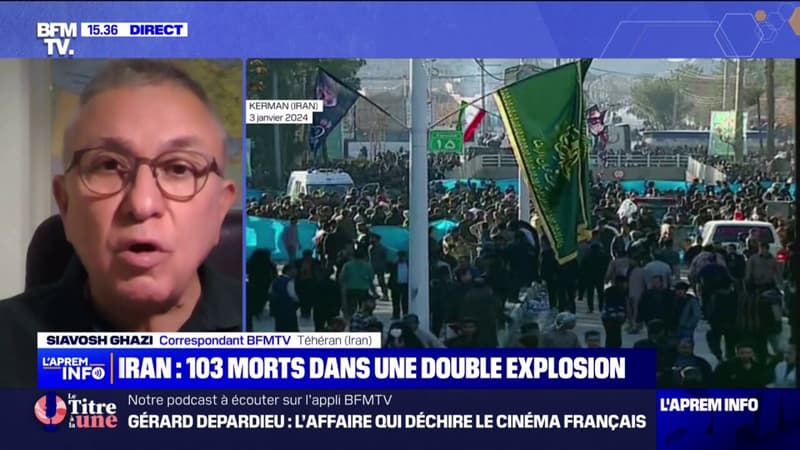 Iran: au moins 103 morts dans une double explosion lors d’un hommage à un général