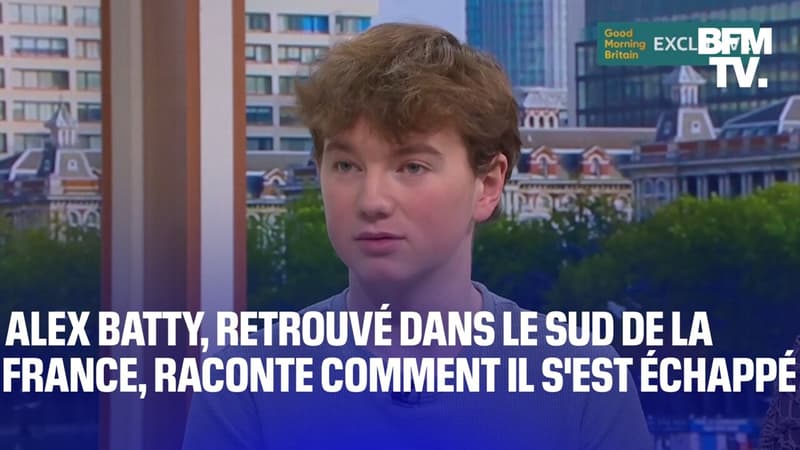 “J’ai décidé très rapidement que j’allais m’échapper ce jour-là”: Alex Batty s’exprime pour la première fois à la télévision