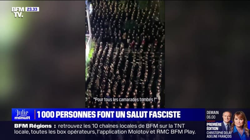 LA BANDE PREND LE POUVOIR – Italie: un salut fasciste géant