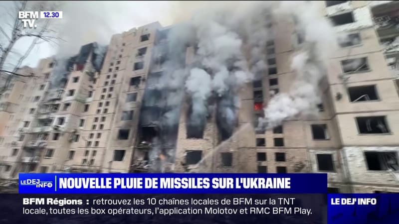 “Les barbares ont à nouveau frappé”: Volodymyr Zelensky dénonce les nouvelles frappes russes en Ukraine