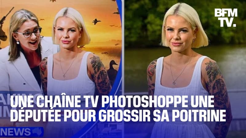 Poitrine augmentée, robe raccourcie… Une chaîne de télévision australienne retouche la photo d’une députée