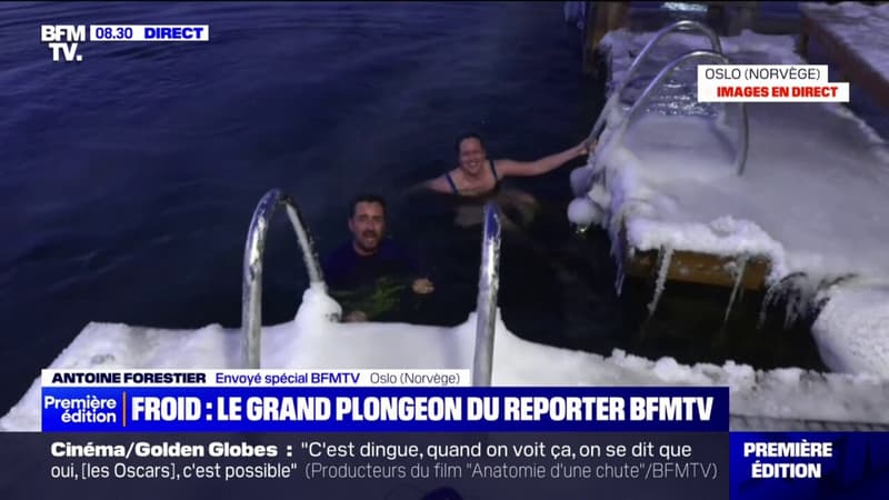 Se baigner dans l’eau glacée après un sauna: notre reporter a testé cette tradition scandinave