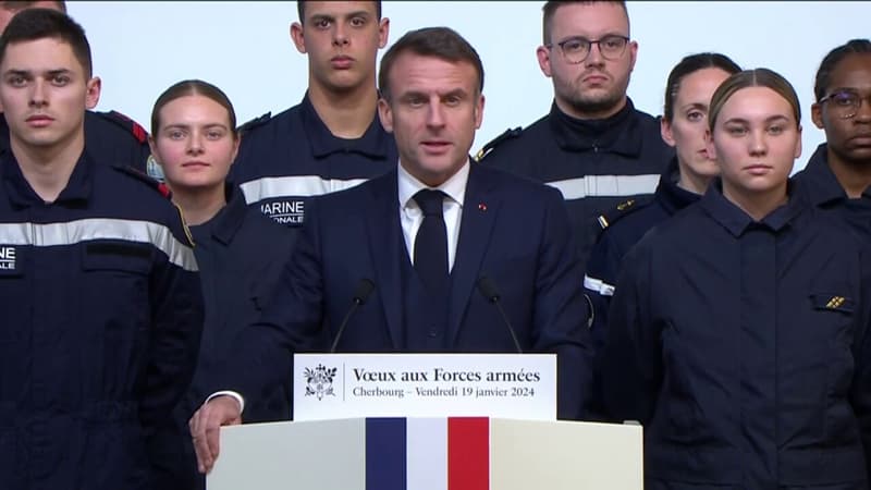 Ukraine: “Notre devoir est de rendre la victoire russe impossible” affirme Emmanuel Macron lors de ses vœux aux armées