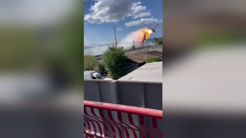 Chili: les images impressionnantes d’un avion qui s’écrase après avoir heurté un poteau électrique