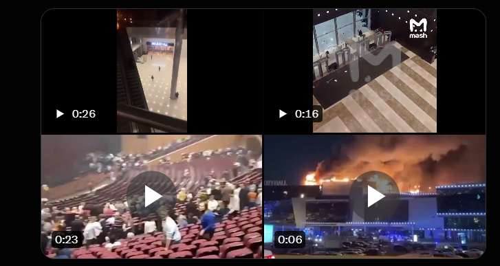 VIDEO – Attentat dans un théâtre Russe : les tireurs ont été filmés