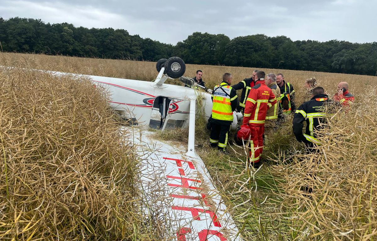 Ille-et-Vilaine : « Le pilote a parfaitement géré »… Un avion atterrit en catastrophe dans un champ