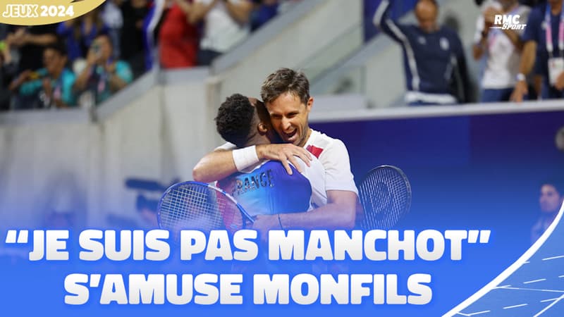 JO 2024 / Tennis : “je suis pas manchot non plus” Monfils s’amuse après sa qualif en double