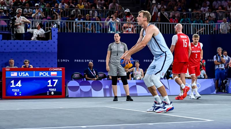 JO 2024 (basket 3×3): comme son père, les lancers francs à la cuillère de l’Américain Canyon Barry