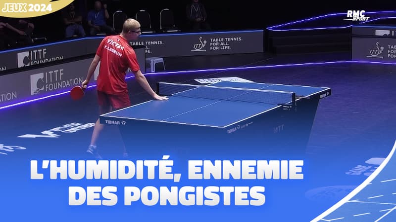 JO 2024 / Tennis de table: Pourquoi les pongistes s’essuient la main si près du filet