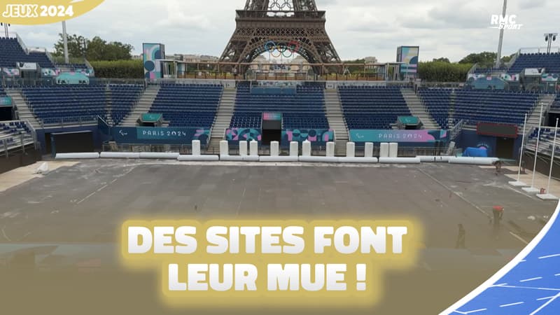 Jeux paralympiques : comme d’autres sites, le Stade de la Tour Eiffel fait sa mue pour le Cécifoot