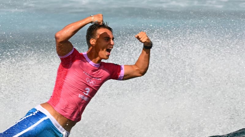 JO 2024 (surf): le Français Kauli Vaast sacré champion olympique face à Jack Robinson