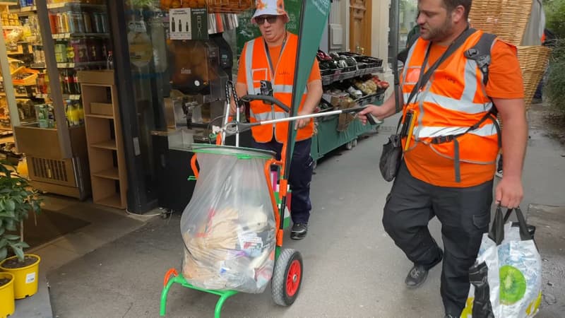 “Ça fonctionne”: l’éboueur parisien Ludovic Franceschet demande la pérennisation du dispositif de propreté après les JO