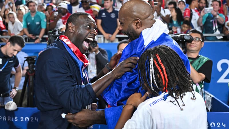 JO 2024: Omar Sy, Emmanuel Macron, Squeezie… Des personnalités de tous bords présentes lors du sacre de Riner