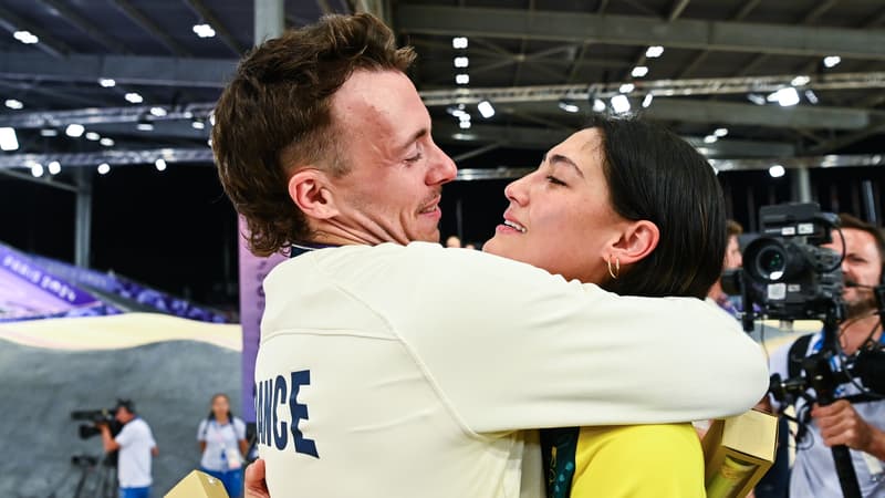 “En la voyant sur le podium, j‘ai versé une larme”: demande en mariage, couple en or et bronze… les histoires d’amour des médaillés français du BMX