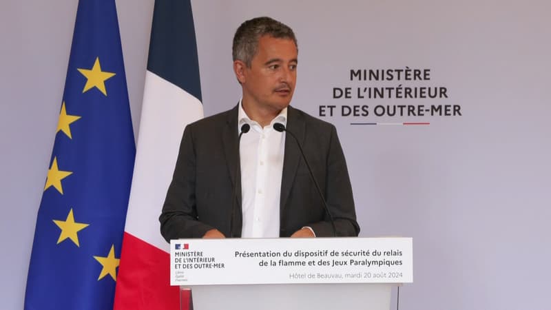 Jeux paralympiques: Gérald Darmanin annonce la mobilisation de 25.000 policiers et gendarmes