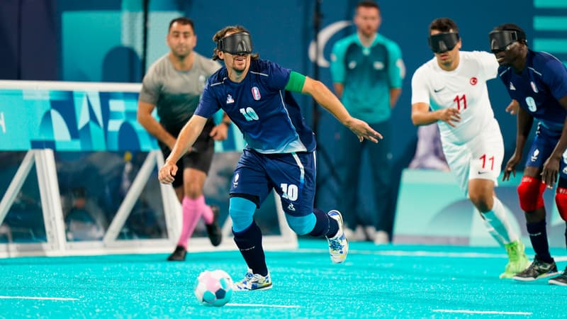 Jeux paralympiques 2024: Frédéric Villeroux, le “Messi du cécifoot”, emblématique capitaine de l’équipe de France