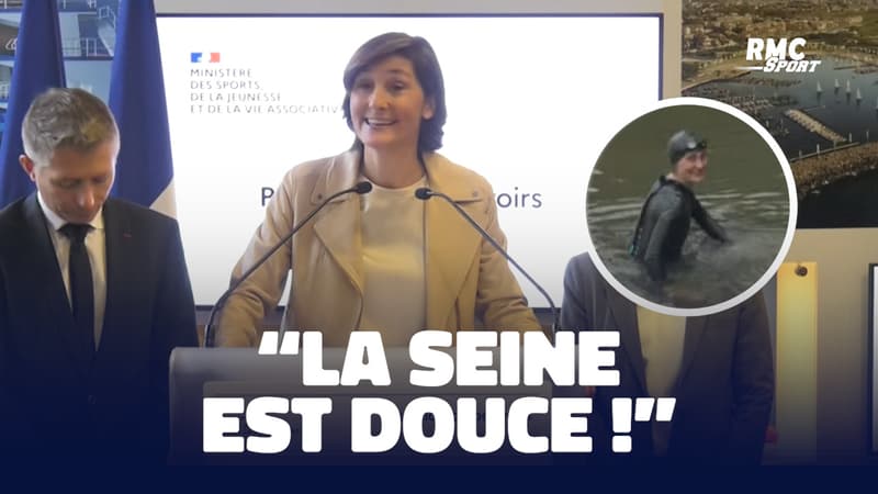 “J’espère que les Français découvriront que la Seine est douce”, le clin d’Oudéa-Castera sur sa baignade