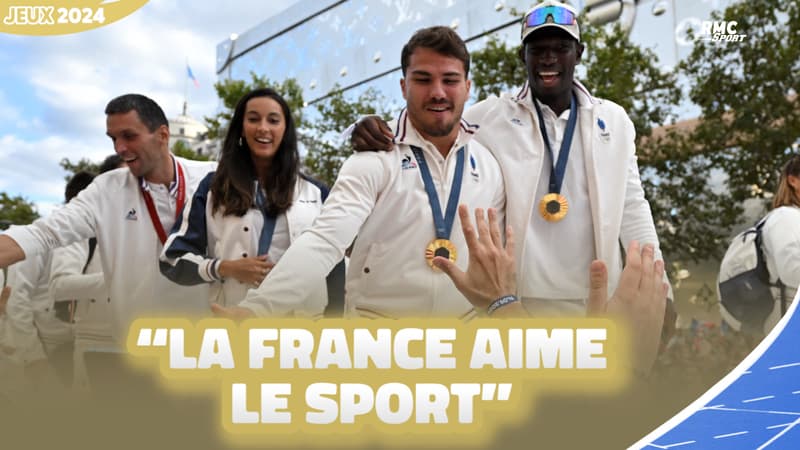 Paris 2024 / Parade : “La France aime le sport”, Dupont décrypte l’engouement des Jeux