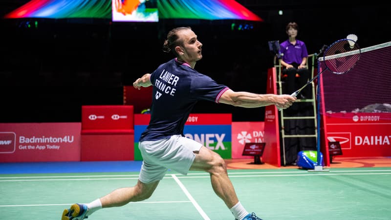 Badminton: malade, le champion olympique vomit en plein match et s’incline face au Français Lanier
