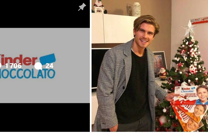 Kinder : L’enfant star de la marque est Italien, mannequin, et il en a ras le bol imposteurs