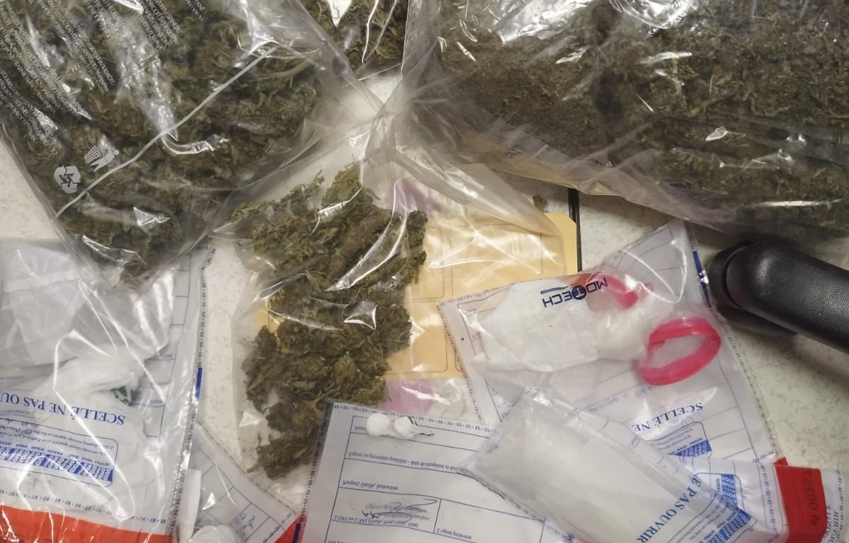 Haute-Provence : Herbe, cocaïne, armes à feu, argent… Les gendarmes n’ont pas fait le voyage pour rien