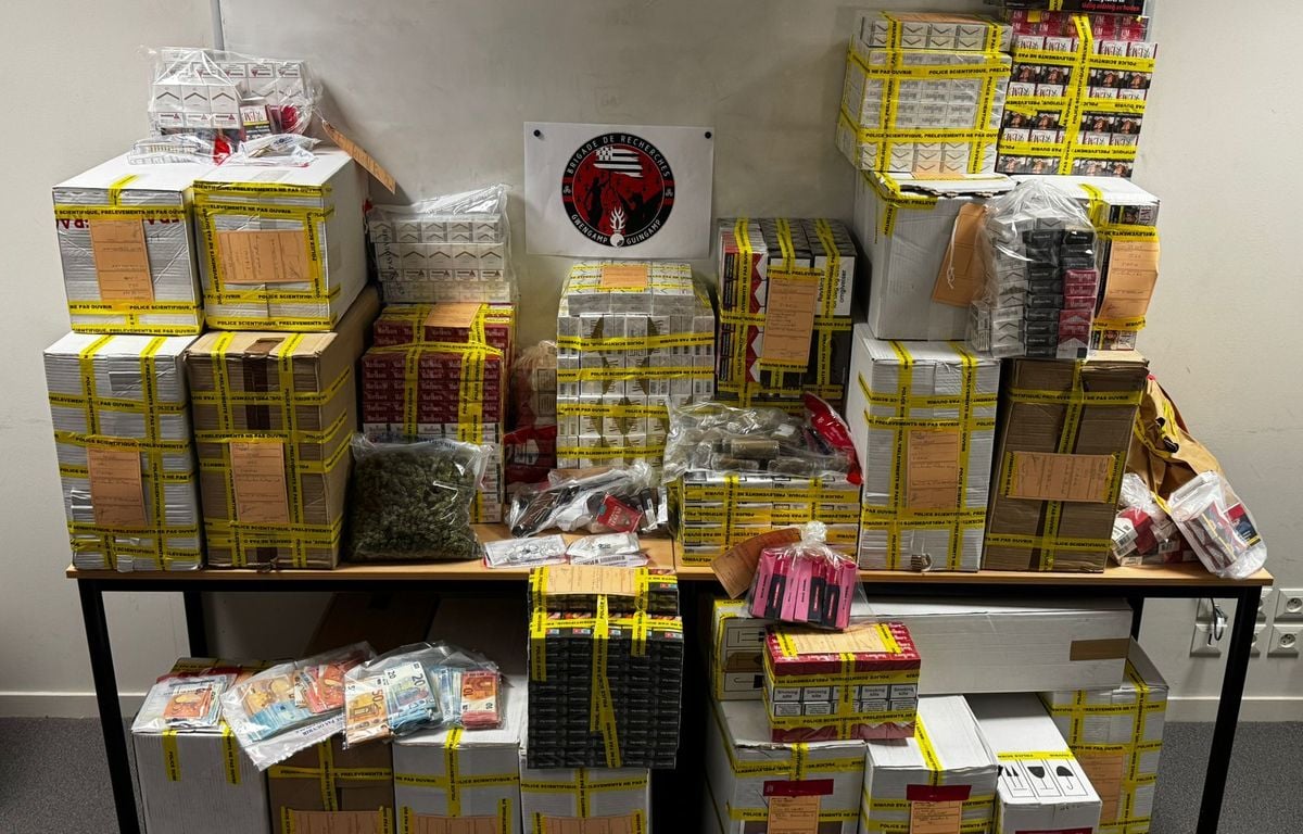 Bretagne : Près de 200.000 cigarettes de contrebande saisies par les gendarmes