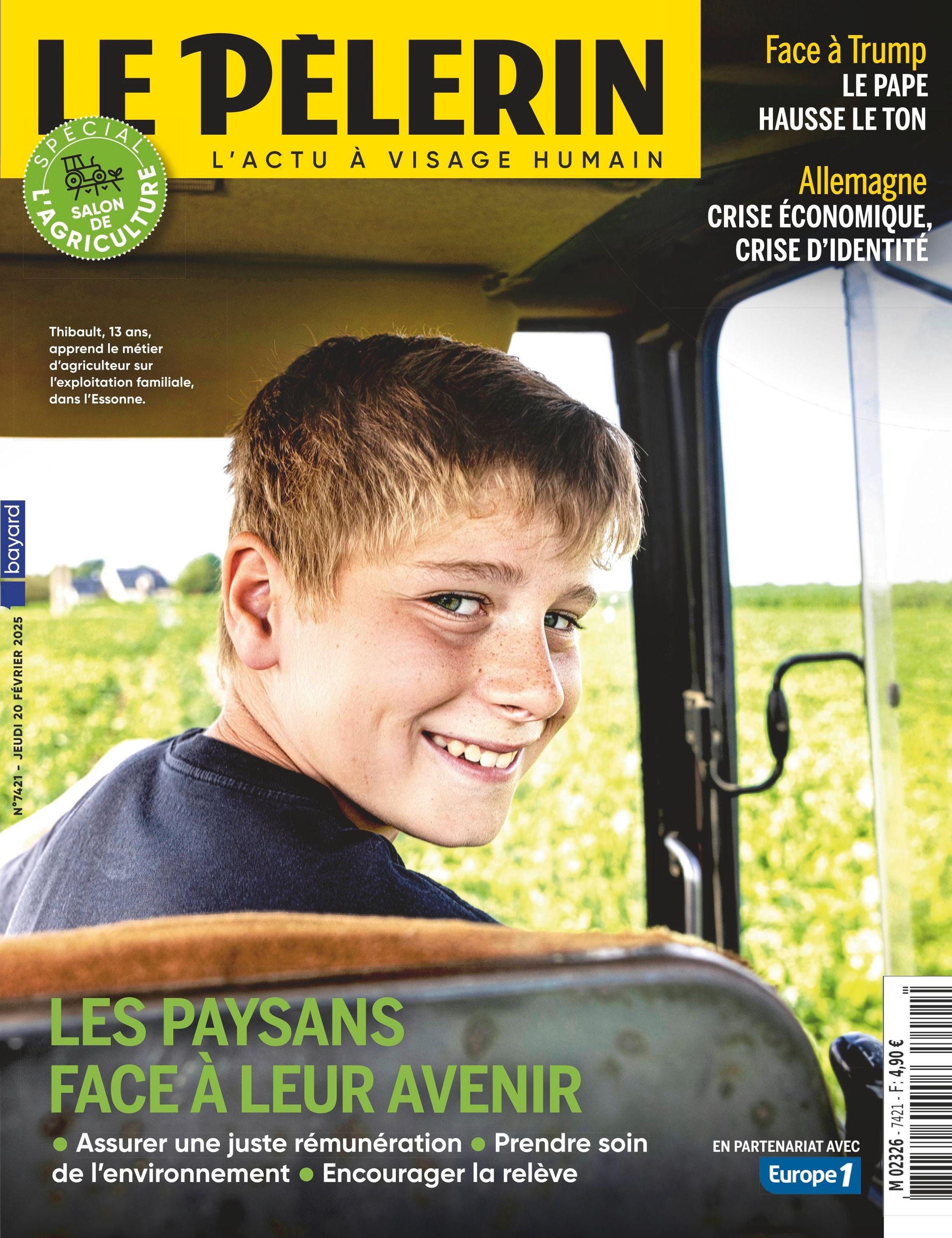 Crise des agriculteurs : «Policier et paysans, duels dans les champs», le reportage de Rémi Barbet pour Le Pèlerin