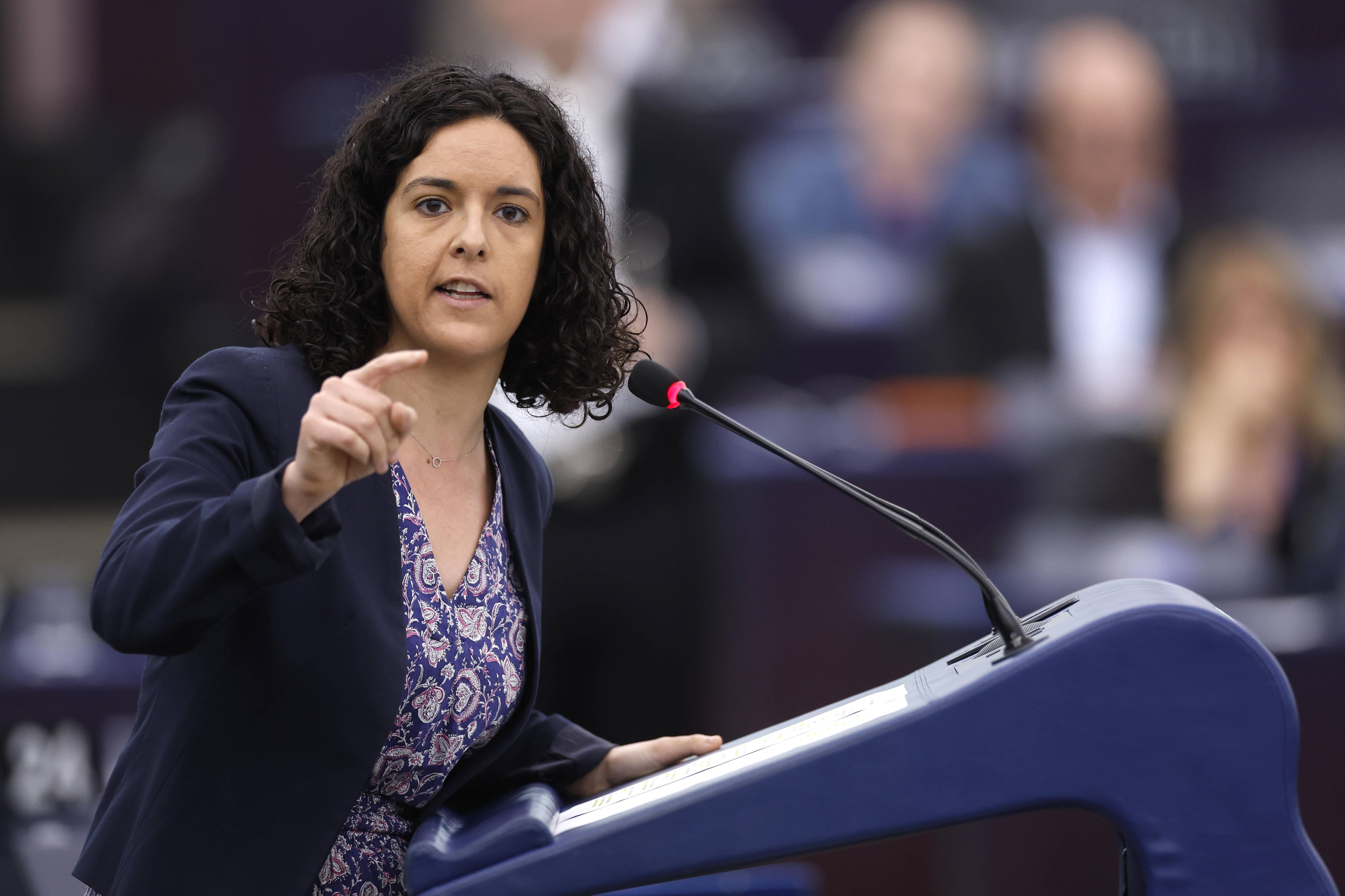 «Vous nous trouverez à chaque fois sur votre chemin» : Manon Aubry revendique la perturbation d’une conférence sur la remigration au Parlement européen