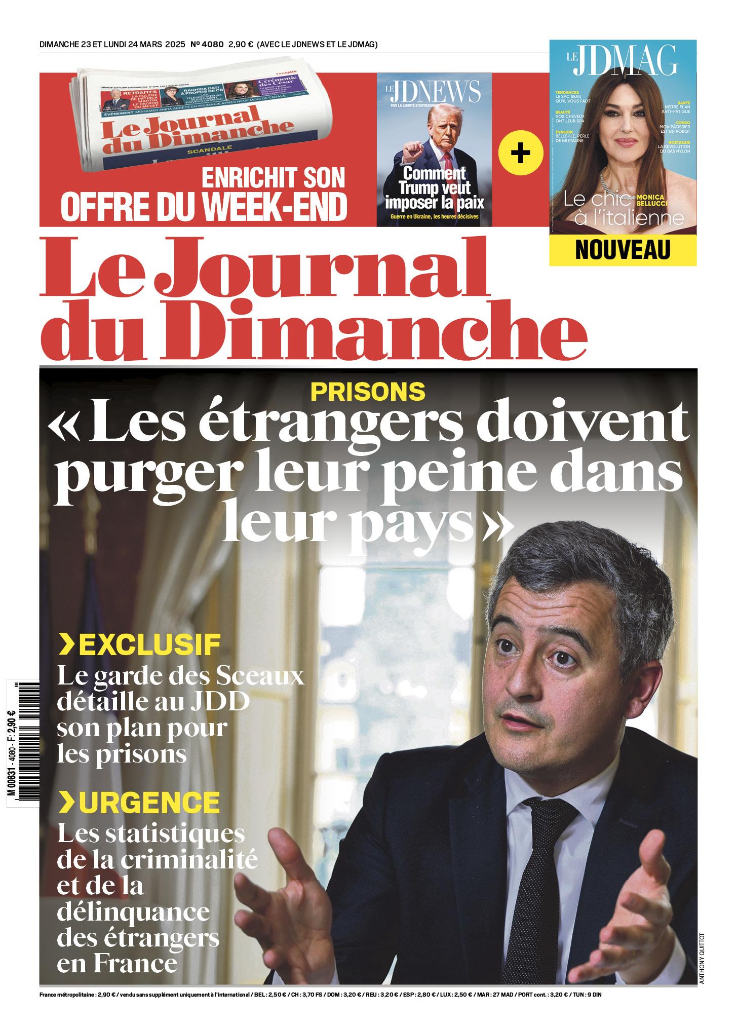 Prisons – Gérald Darmanin : « Les étrangers doivent purger leur peine dans leur pays »
