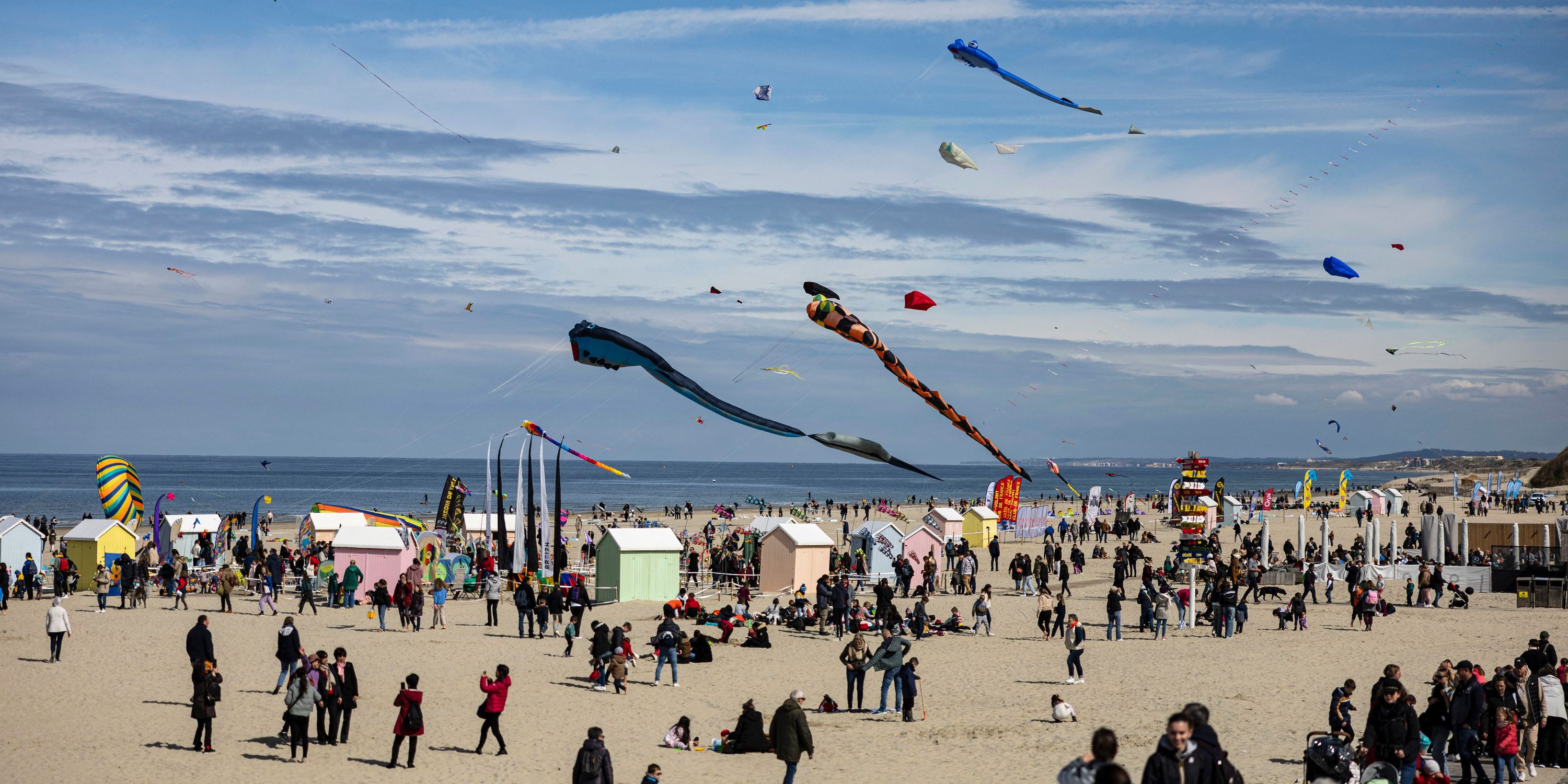 «C’est magnifique» : à Berck, les visiteurs se pressent pour assister au festival des cerf-volants
