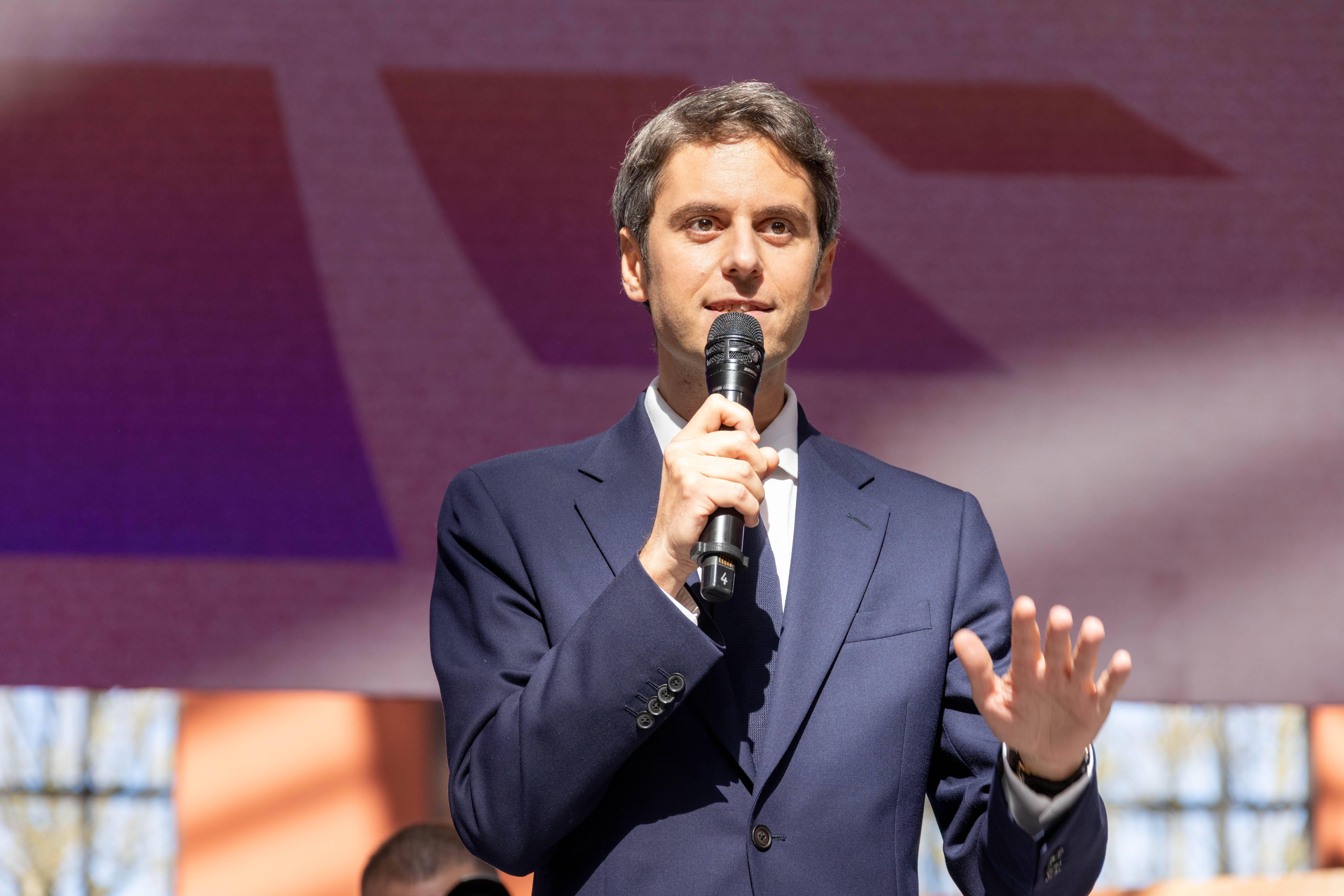 Meeting de Renaissance : à Saint-Denis, Attal part en croisade contre «l’internationale réactionnaire»