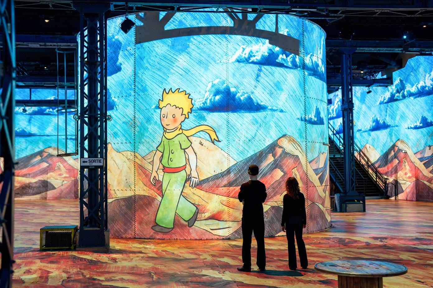 Exposition : Le Petit Prince en majesté à l’Atelier des Lumières