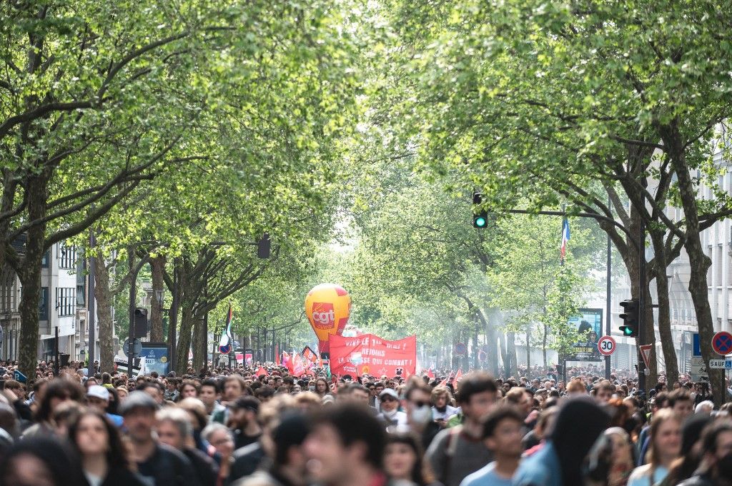 EN DIRECT – Manifestations du 1er-Mai : une journée qui se veut «festive et combative» pour les syndicats, des débordements attendus