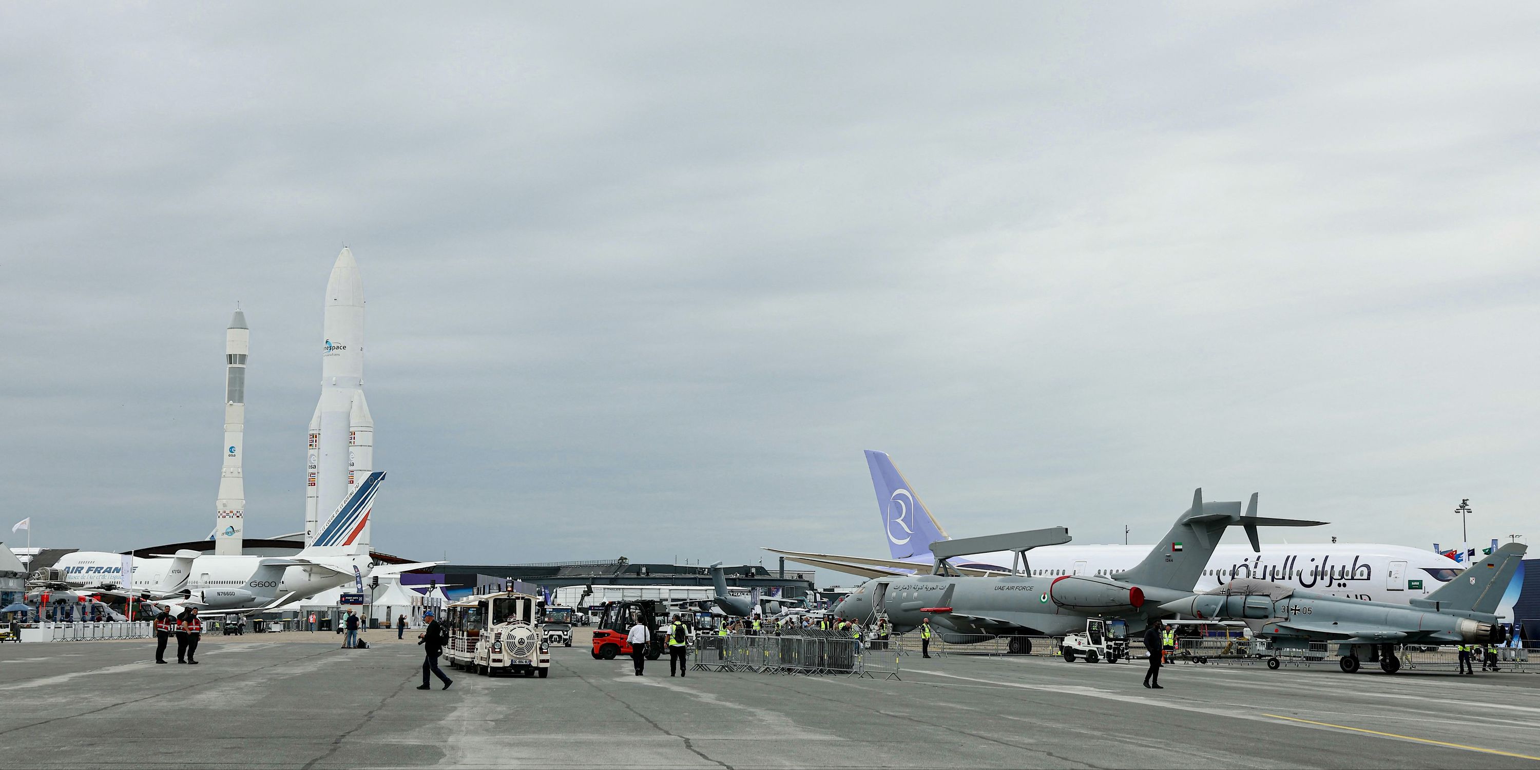 Bourget : si Airbus distance Boeing, le spatial occupe une place importante de cette 55e édition du Salon