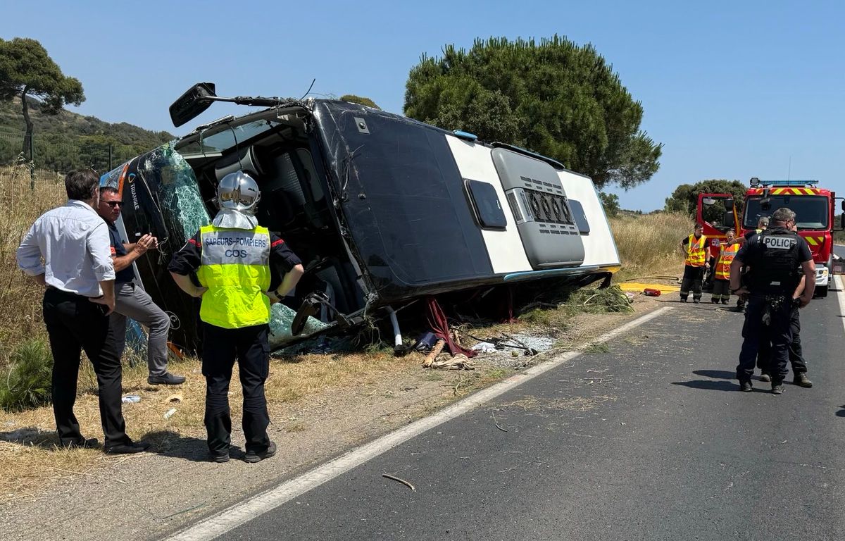 Agde : Trois blessés dans l’accident d’un bus transportant des lycéens