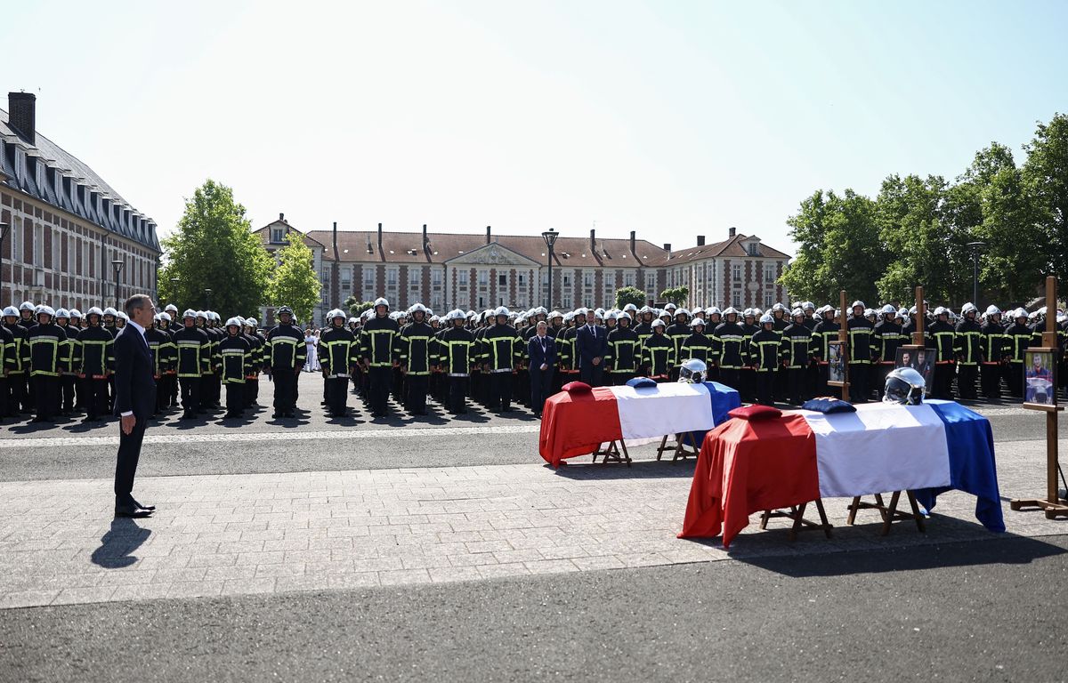 Incendie à Laon : Les deux pompiers morts ont reçu la Légion d’honneur au cours d’un hommage national