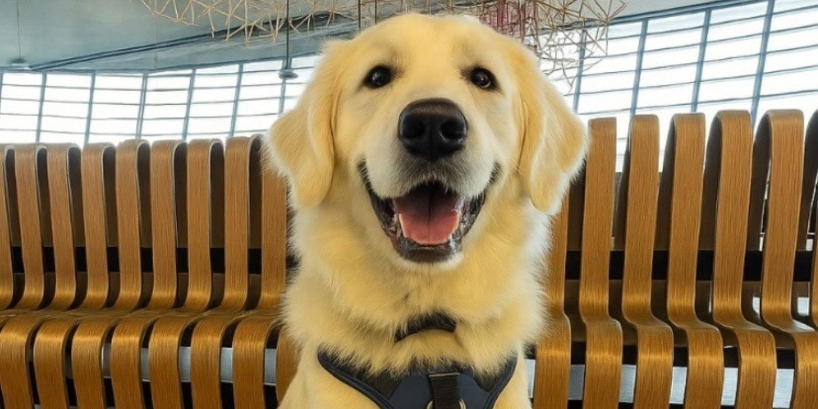«Bénéficier d’un moment de détente» : à l’aéroport de Nice, une chienne pour apaiser les voyageurs