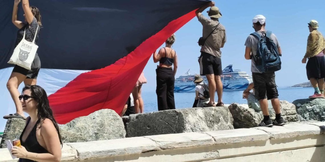 «La chasse aux Juifs bat son plein» : des manifestants propalestiniens empêchent 1 600 touristes israéliens d’accoster sur une île grecque