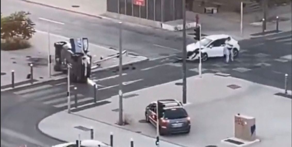 Marseille : Trois enquêtes ouvertes sur la voiture de police percutée