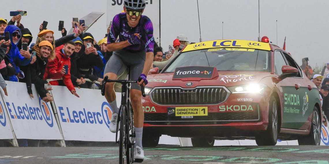 Tour de France : Ben O’Connor vainqueur en solitaire, Vingegaard douché par Pogacar