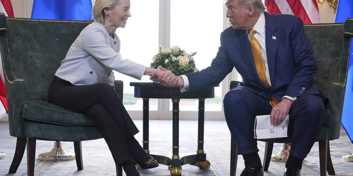 «Munich commercial», «vassalisation»…. L’accord commercial UE–États-Unis révolte la classe politique française, du RN à LFI