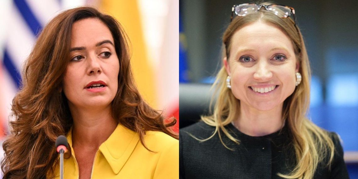 «Vous signez chaque capitulation préparée par la Commission» : Sarah Knafo et Aurore Lalucq croisent le fer en pleine tempête douanière