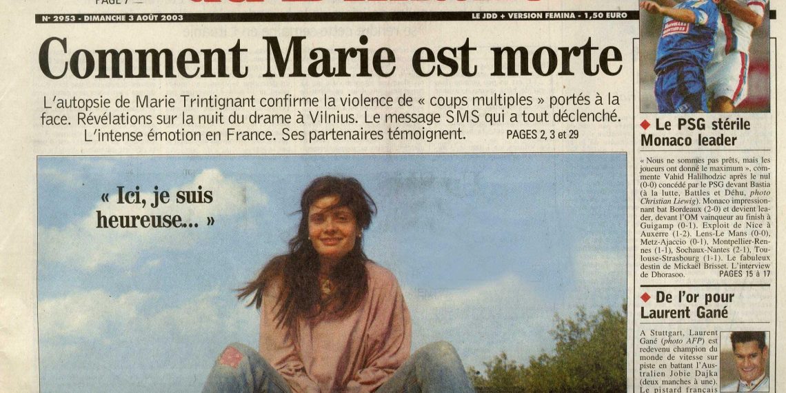 Marie Trintignant : retour sur le drame qui a bouleversé la France