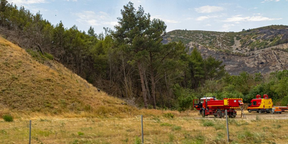Incendie dans l’Aude : plus de 430 pompiers mobilisés près de la commune de Ribaute