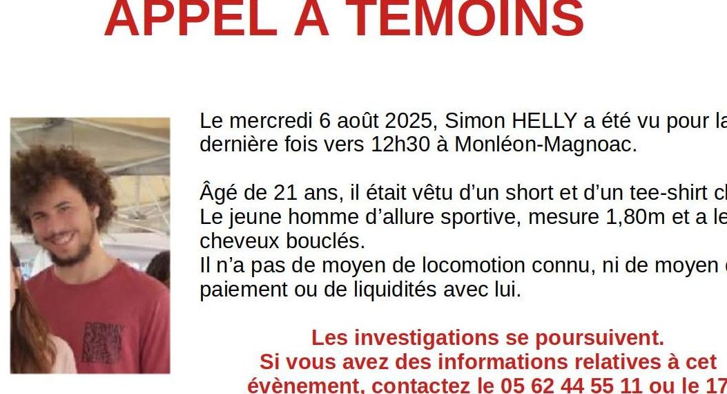 Hautes-Pyrénées : Inquiétudes après la disparition d’un jeune homme depuis 15 jours