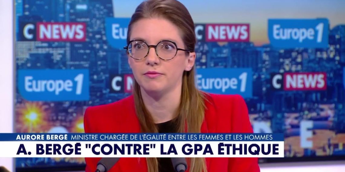 Pour Aurore Bergé, «la dignité humaine est totalement contraire à la question de la GPA»
