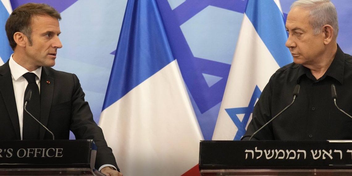 Gaza : la fracture se creuse entre Macron et Netanyahou