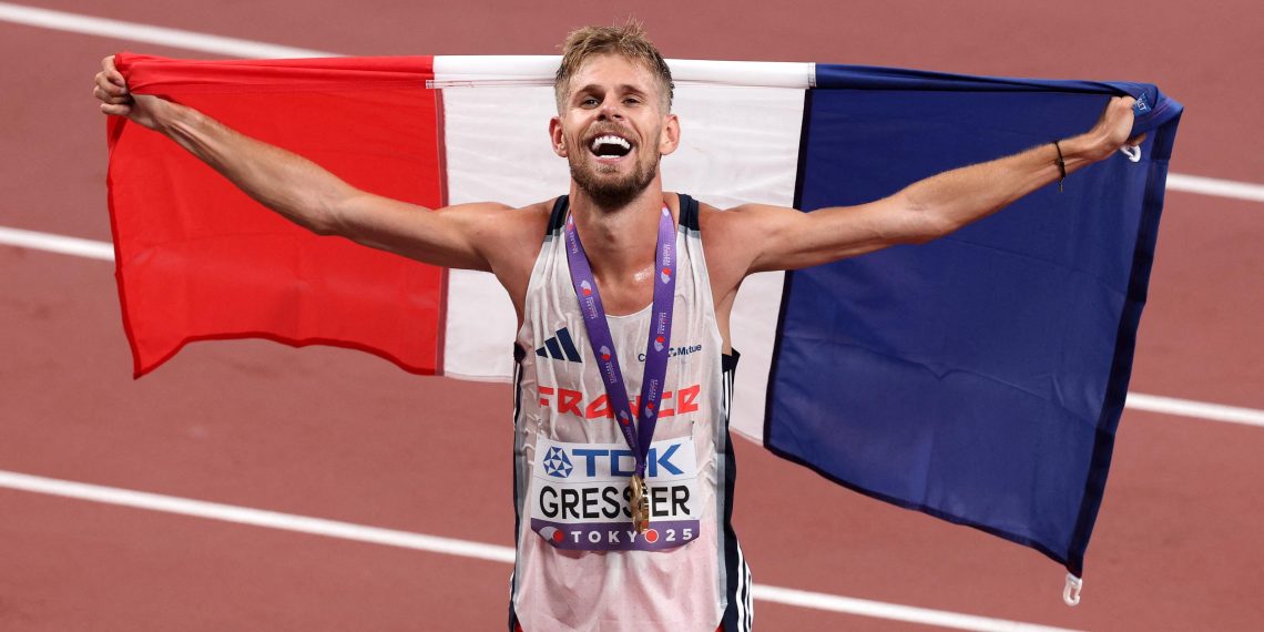 Champion du monde du 10 000 mètres, le Français Jimmy Gressier entre dans la légende