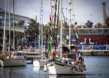 Flottille pour Gaza : les militants affirment qu’un des bateaux a été «frappé» par un drone