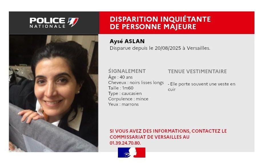 Versailles : Une ex-candidate aux législatives n’a pas donné signe de vie depuis le 20 août, un appel à témoins lancé